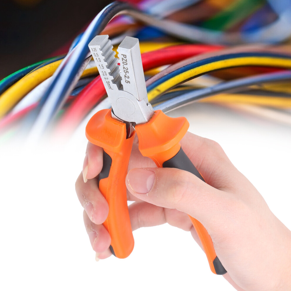 Industrial Small Crimping Pliers Compact Wire Crimper Pz0.25â2.5A Tool 5001359854875