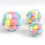 Bunte Elastik-Katzenbälle mit Glöckchen, weicher PVA-Plüsch, 4-7 cm 6