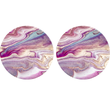 Ceramic Stone Coasters, Absorbent & Protective for Various Rooms, Easy Maintenance with Cork Backing, Ideal for Everyday Use and Gifts