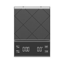 Digitale Küchenwaage 3000g/0,1g mit Timer LED-Anzeige Kompakt Tragbar