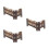 3 Mini Bamboe Omheining Decoratief Handgemaakt 8