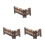 3 Mini Bamboe Omheining Decoratief Handgemaakt 5