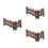 3 Mini Bamboe Omheining Decoratief Handgemaakt 4