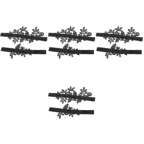 4Sets Strumpfband Spitze Hochzeit Beinband Komfort 2