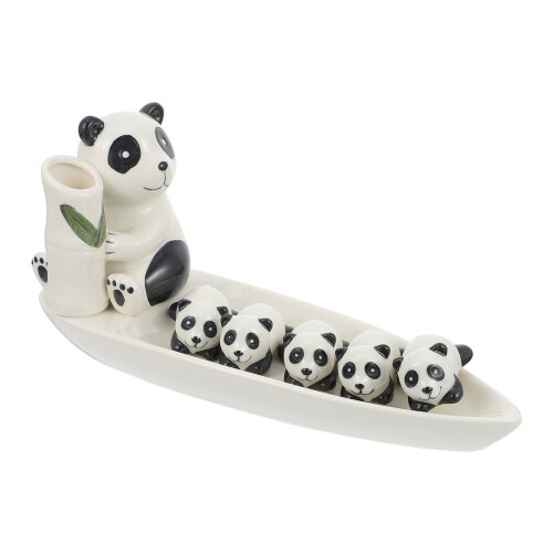 2Jgo Mini Panda, Cerámico Decorativo Para 1