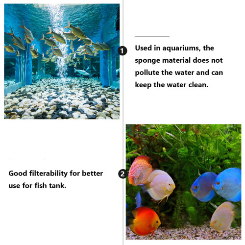 2 Juegos Práctico Para Acuario Pecera Espuma 1