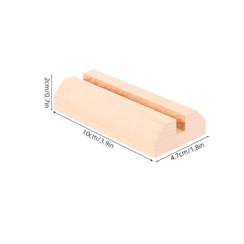3 Piezas Soportes De Madera Para Tarjetas De Sitio Y De 1