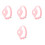 4Ud Protector Silicona Rosa Para Collar Localizador De Usar 3