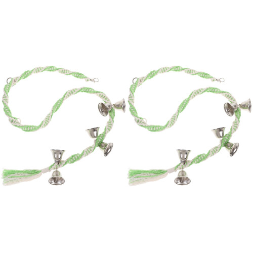 2 Pièces Clochette Pour Tressée Main Accessoire Porte 1