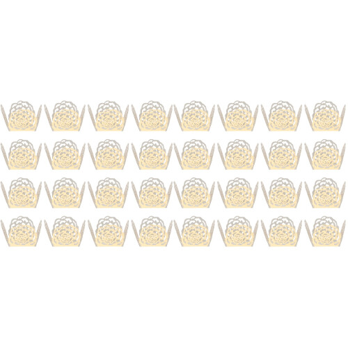 100 Pezzi Coppette Vuote Per Muffin E Dolci Cioccolato Matrimonio 1