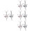 8 Pièces Pendentif Danseuse De Ballet En Clavicule 8