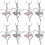8 Pièces Pendentif Danseuse De Ballet En Clavicule 7