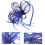 Fascinator Nuziale Fascia Per Cappello Tè Banchetto 8