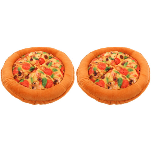 2 Pièces De Pizza Avec Squeaker Pour Chat 1