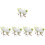 10 Pezzi Cravattini Da Con Bouquet E Boutonniere A Rosa 7