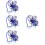 4 Pezzi Fascinator Sposa Cerimonia Copricapo Per 9