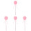 4 Pezzi Realistici, Decorazione A Forma 4