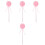 4 Pezzi Realistici, Decorazione A Forma 5