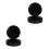 10 Pezzi Tavole Torta Rotonde 25,4 Cm Nero 7