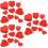 90 Pezzi Fette Legno A Forma Cuore Per Decorazioni 7