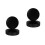 10 Pezzi Tavole Torta Rotonde 25,4 Cm Nero 9