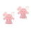 2 Set Prop Fotografia , Accappatoio Pile con 7