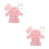 2 Set Prop Fotografia , Accappatoio Pile con 8