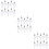3 Set Bottiglie In A Forma Per 11