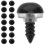 100 Pezzi Occhi Sicurezza In 12 Mm Con 11
