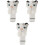 3Pz Braccialetti Slap Per Bambini E Accessorio 3
