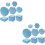 16 Pezzi Schiuma Geometrici Per Sfondo Fotografia Gioielli 6