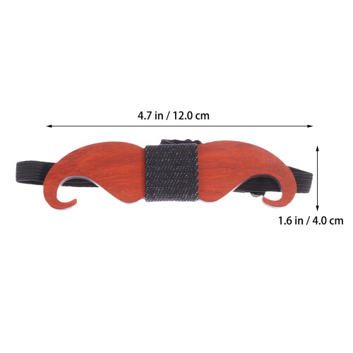 1 Pezzo Cravatta A In Legno Naturale Per 1