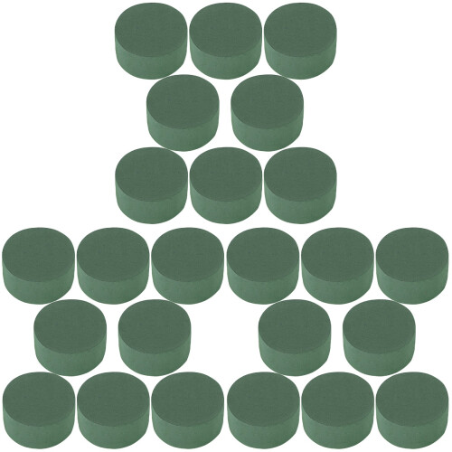 24Pz Base Verde Materiale Per Decorazioni Da Tavolo 1