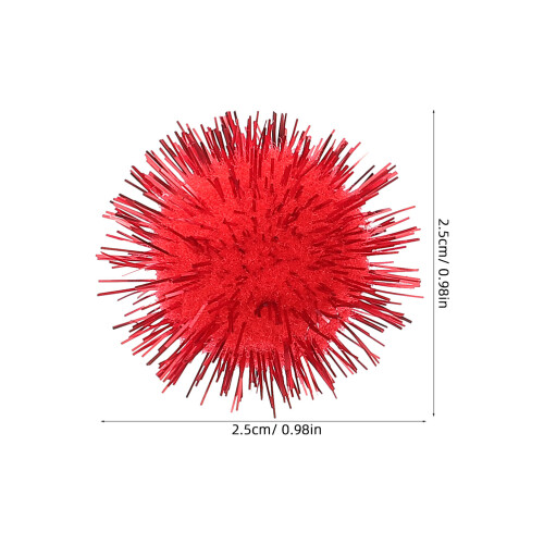 100 Pezzi Pom Pom Brillanti Per E 2