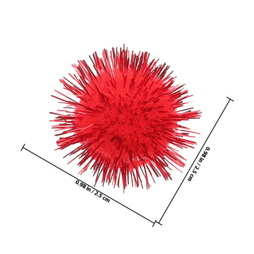 100 Pezzi Pom Pom Brillanti Per E 1