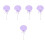 5 Pezzi Bastoncino Decorative 6