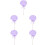 5 Pezzi Bastoncino Decorative 8