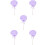 5 Pezzi Bastoncino Decorative 10