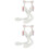 2 Bunny Ear Oorwarmers Vrouwen 5