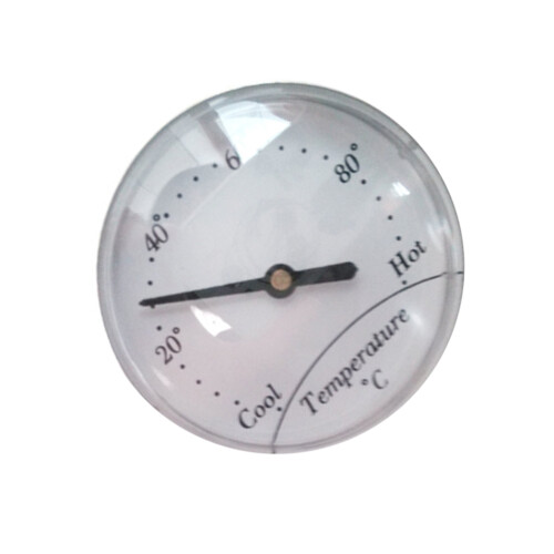 Waterproof Pointer Thermometer For Water Pot Sauna Silver