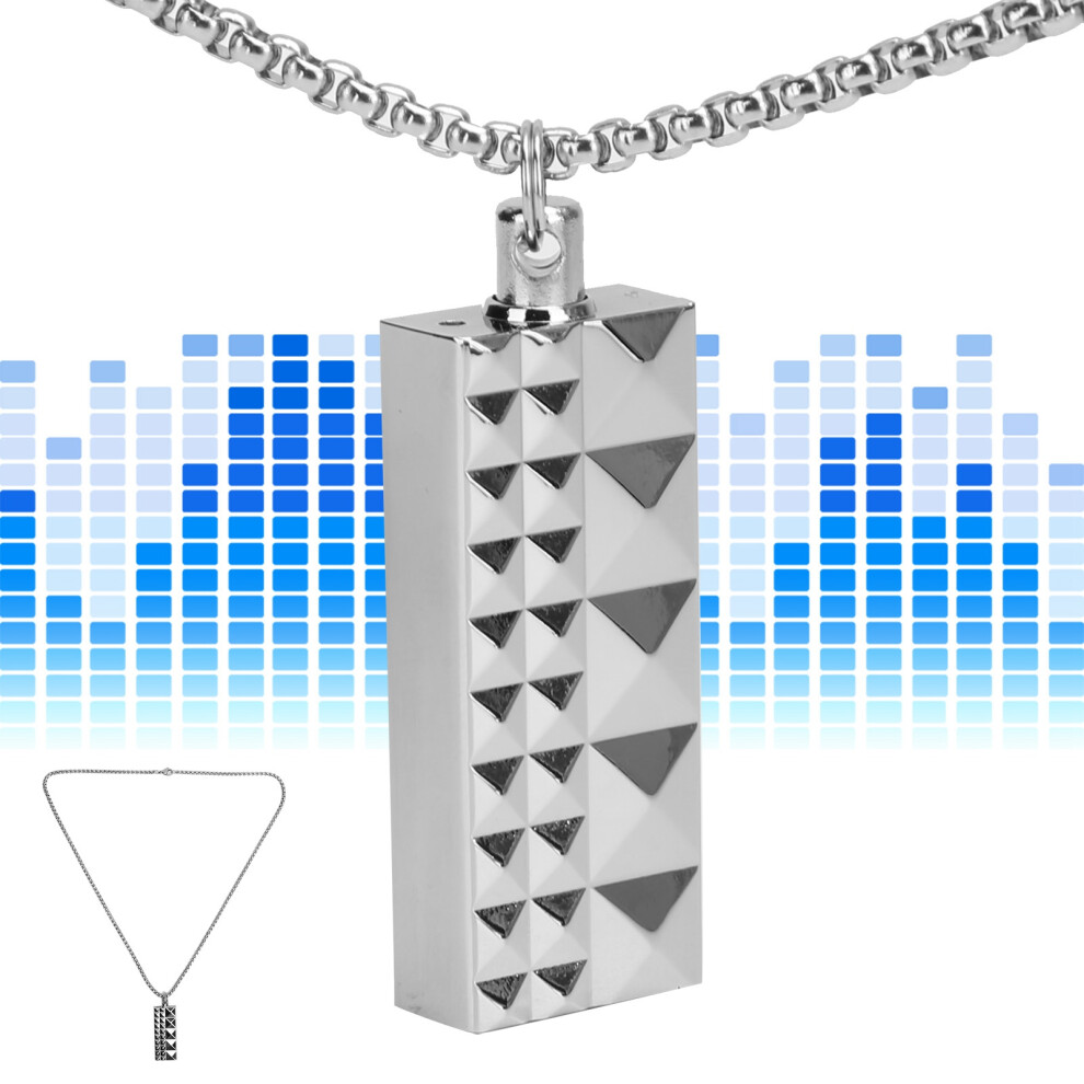 16GB/32GB Pendant Mini MP3 Player Voice Recorder with Earphones â Silver-image-OPC-PMW8GM9-NEW