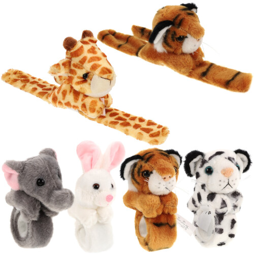 12 Unidades Pulseiras De Animais Selva Para 2