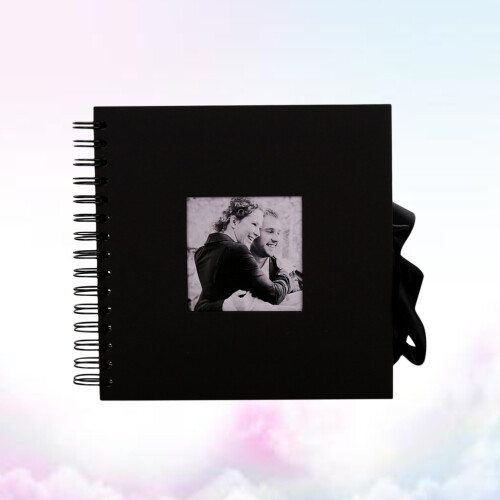 Álbum De Fotografias 10 Polegadas Preto Para Memórias 1