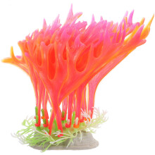 Simulados Chifres Pequeno Coral -de-rosa Para Terrário