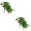 2Pcs Planta Artificial Para E Terrário De Répteis Plástico 8