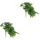 2Pcs Planta Artificial Para E Terrário De Répteis Plástico 5