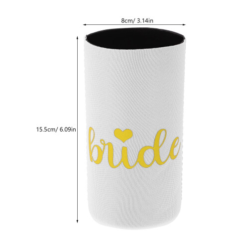 Bachelorette Slim Can Cooler Noiva E Equipe Para Lata 2