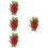 4Pcs Enfeite Decorativo Para Planta Artificial 9