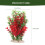 4Pcs Enfeite Decorativo Para Planta Artificial 11