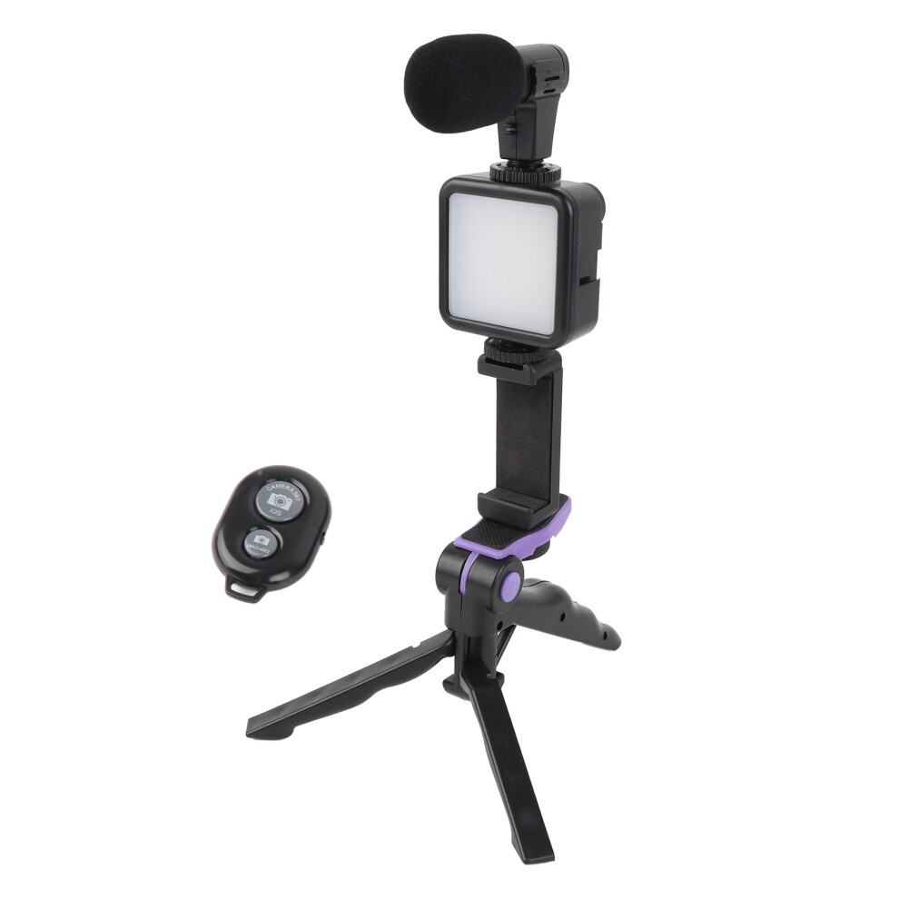Phone Vlog Kit With Tripod, Led Mic & Remote Shutter Light 5021359858444